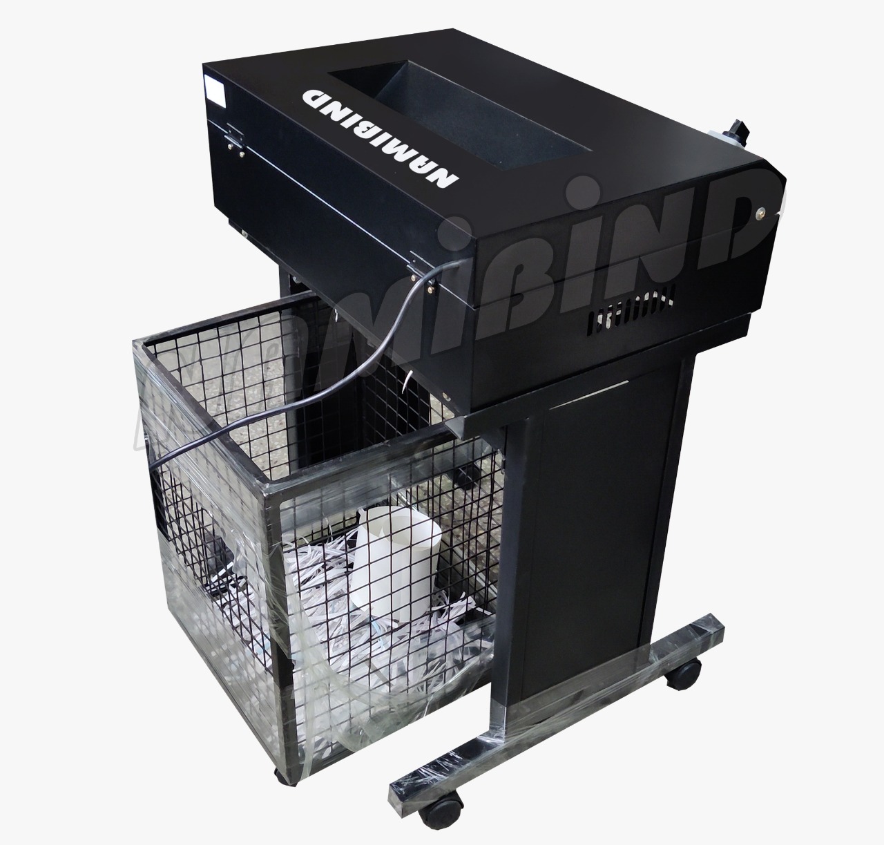Namibind NB-3030S Commercial Strip-Cut Shredder, 30/35 Sheets Capacity, 8mm Straight Cut, 60L Bin, MS Metal Body - Image 4
