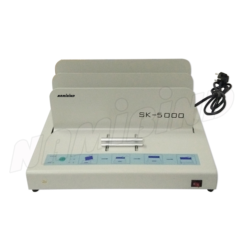Namibind SK 5000 A4 Electric Thermal Binding Machine 250-300 Sheet Capacity, Manual Clamp, 3-Min Warm-Up, Heavy-Duty Thermal Binder