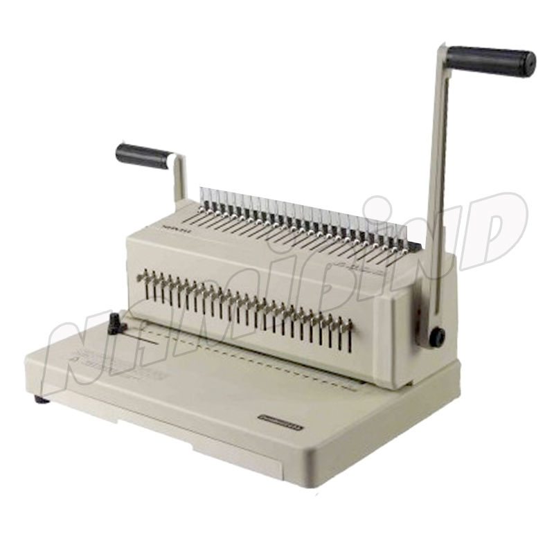 Namibind NB-8668 Comb Binding Machine, 25-Sheet Punch Capacity, 500-Sheet Binding Capacity, F4 Size, Adjustable Margin, Heavy-Duty Design