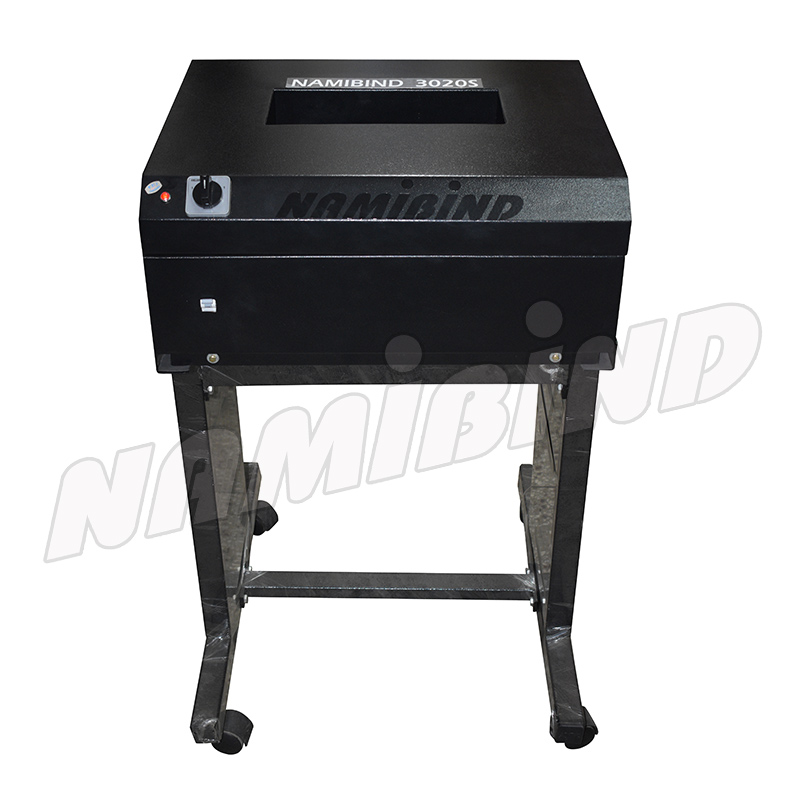 Namibind 3020S Commercial Strip-Cut Shredder, 25 Sheets Capacity, 8mm Cut, Cardboard and CD Shredding, 60-Minute Cycle