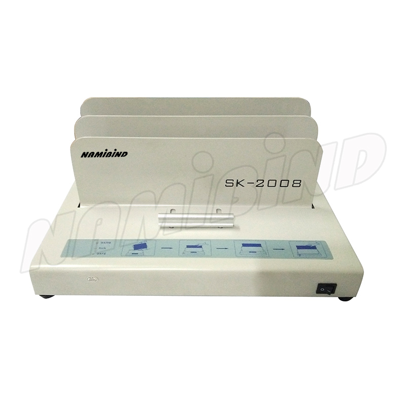 Namibind SK 2008 A4 Electric Thermal Binding Machine, 250-sheet Capacity, Manual Clamp, 2-min Warm-Up, Heavy-Duty Binder