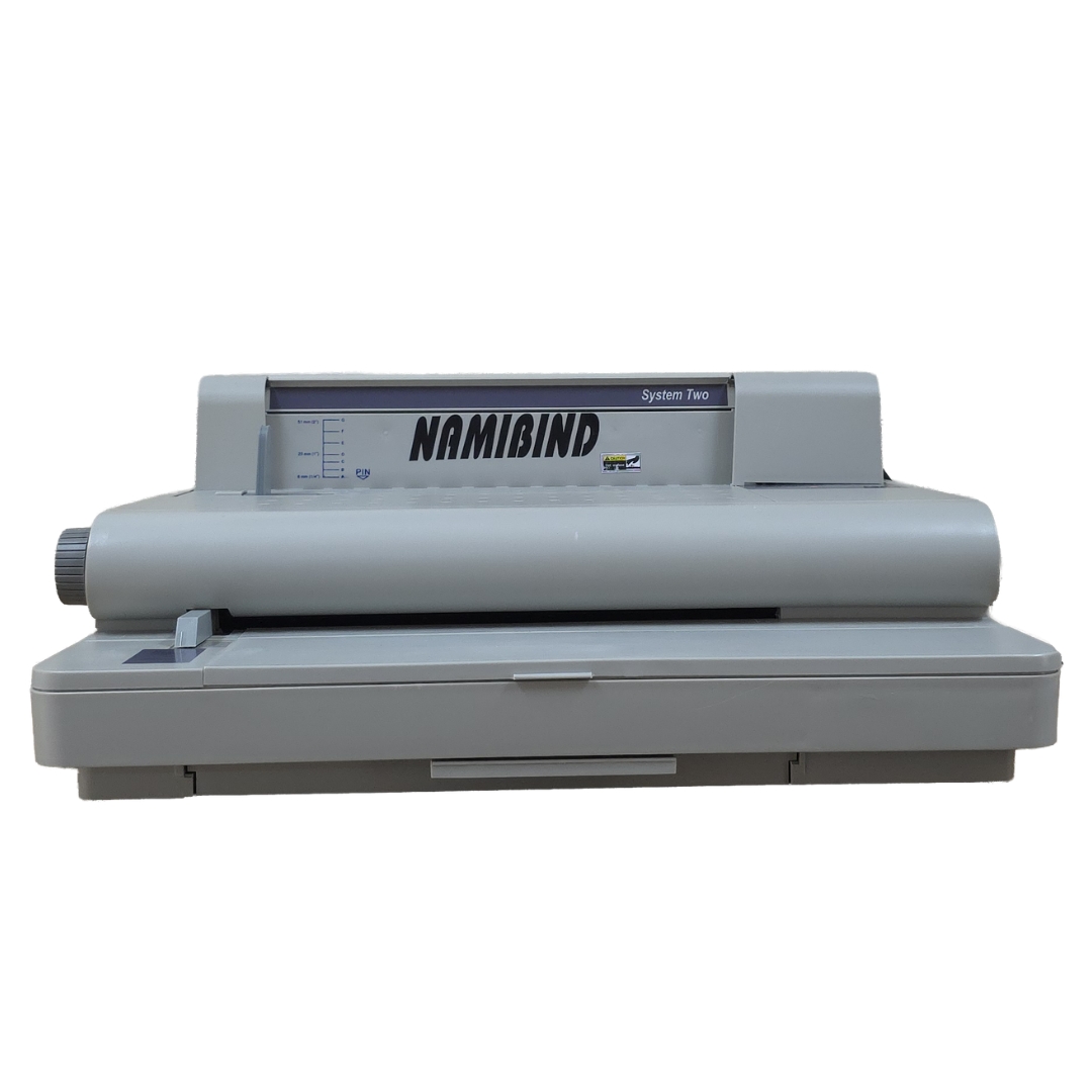 Namibind System 2 Electric Velo Binding Machine, 25-Sheet Punch Capacity, 500-Sheet Binding, Open Throat Design | Adjustable Back Space - Image 5