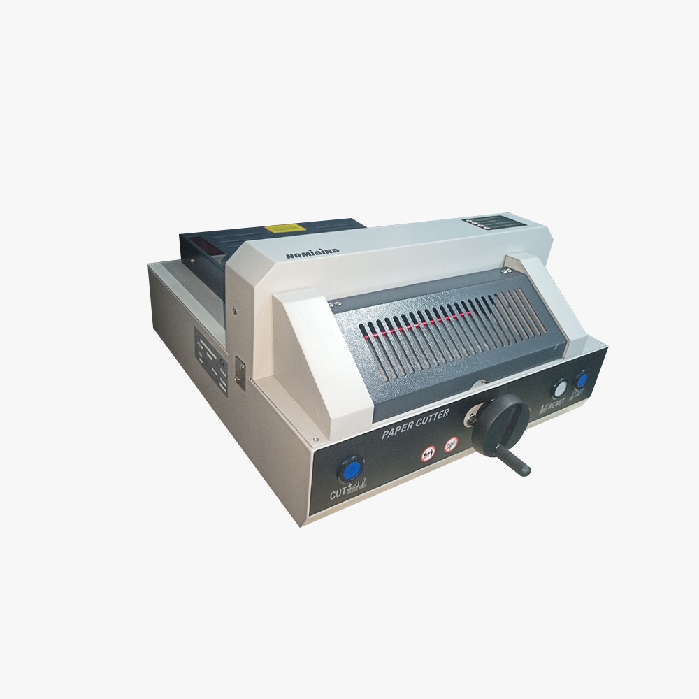 Namibind ZX-320V 13 inch Electric Desktop Paper Cutting Machine, 320 mm Max Cutting Width, 30 mm Max Cutting Height, Auto Paper Clamp, Manual Push - Image 5