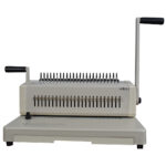 Namibind NB-2088 Manual Comb Binding Machine, 20-Sheet Punch Capacity, 500-Sheet Binding Capacity, Open Throat, Adjustable Back Space