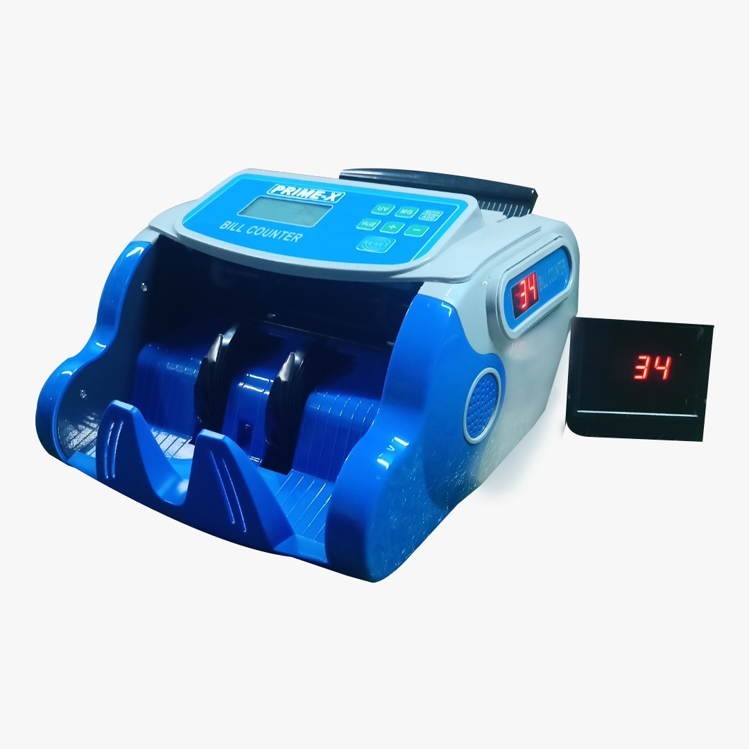 Namibind PRIME X Loose Note Cash Counting Machine With Fake Note Detection 3 Side Display - Image 2
