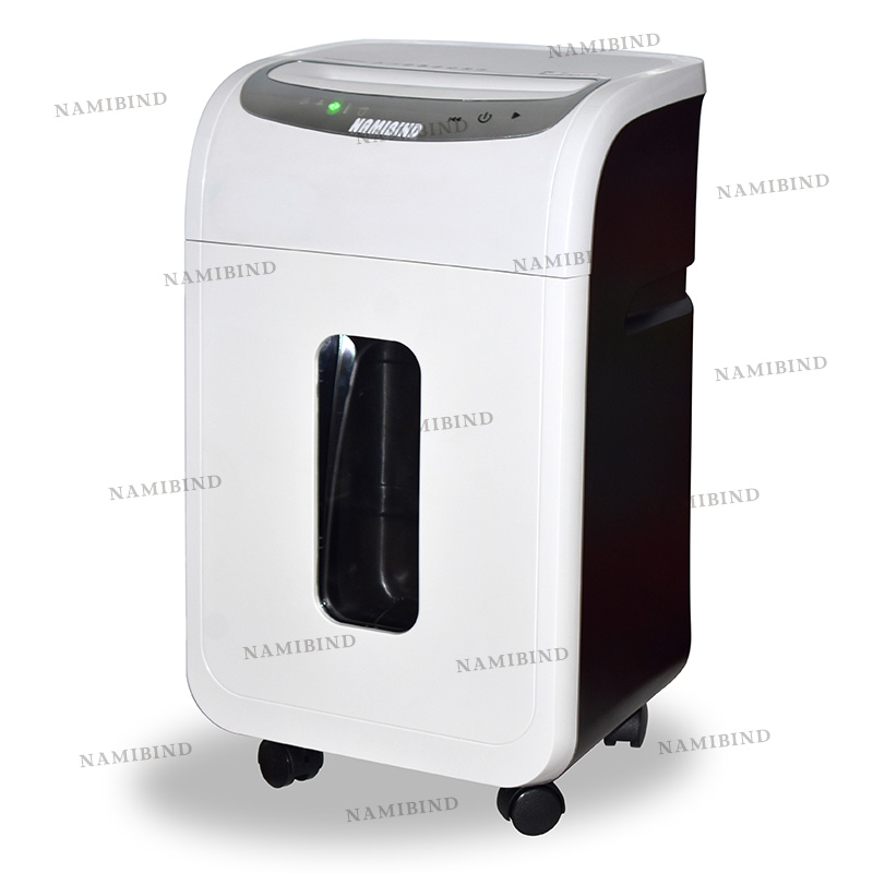 Namibind NB-17MCR Micro-Cut Paper Shredder | 17-Sheet Capacity |Shreds Paper, CDs & Credit Cards | 18L Bin | 2x10mm Shred Size | 225mm Throat Width | 30-Min Duty Cycle | LED Indicators | Overheat & Powerload Protection