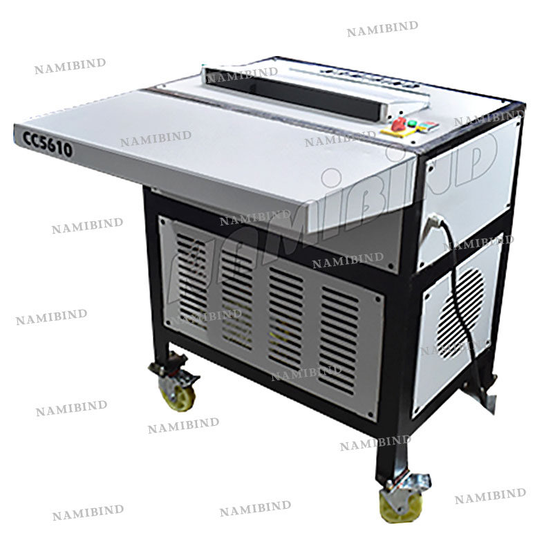 Namibind CC-5610 Cross-Cut Industrial Shredder | 50-55 Sheet Capacity | 5×60mm Cross-Cut | 460mm Feeding Size | 3HP Crompton Motor | Single Phase | Gear Drive | EN8 Solid Steel Cutters 150 Kg/Hr Shredding Capacity
