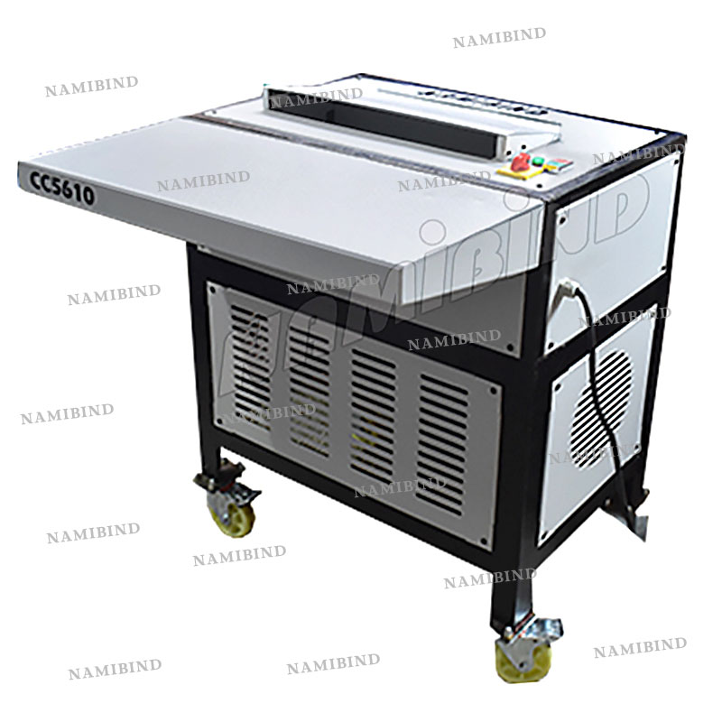 Namibind CC-5610 Cross-Cut Industrial Shredder | 50-55 Sheet Capacity | 5×60mm Cross-Cut | 460mm Feeding Size | 3HP Crompton Motor | Single Phase | Gear Drive | EN8 Solid Steel Cutters 150 Kg/Hr Shredding Capacity
