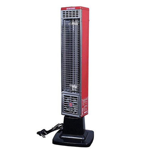 Maurice MR1500 Pillar Heater, 1500W Fan Heater with 2 Heat Settings, Stainless Steel Reflector, 230V Power - Image 3