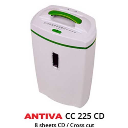 Antiva CC 225 CD Cross-Cut Shredder | 8-9 Sheet Capacity | Shreds Paper, CDs & Credit Cards | 4x18mm Shred Size | 21L Waste Bin | 225mm Feed Width - Image 3