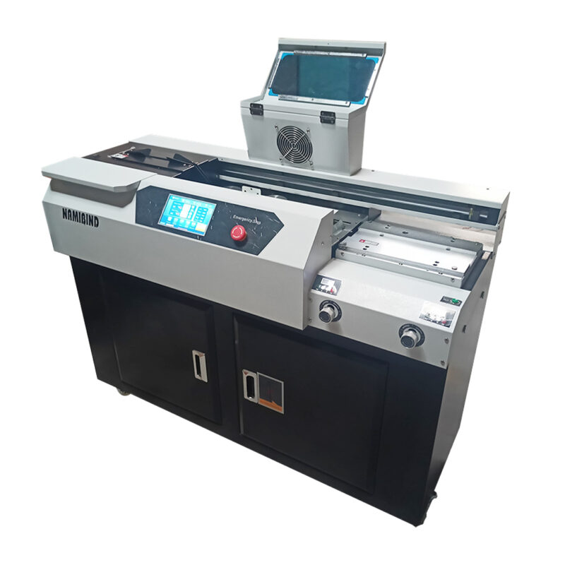 Namibind ZX-60SG A4 Size Automatic & Manual Binding Machine with 320mm Spine Length, 55mm System Thickness, Side Glue Binding