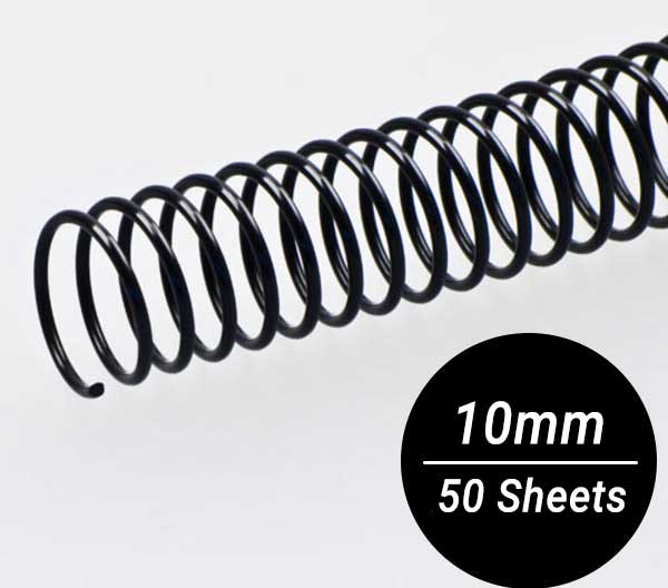 10mm | Coil or Spiral Binding Rings