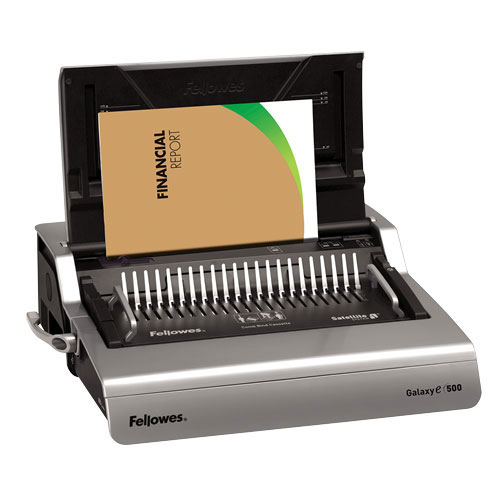 Fellowes GALAXY E WIRE Electric Wire Binding Machine, 20-Sheet Punch Capacity, 130-Page Binding, Ideal for Large Offices