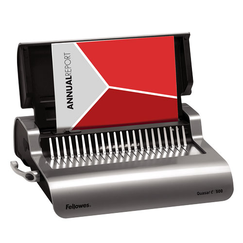 Quasarâ„¢E 500 | Electric Comb Binding Machine w/ Starter Kit