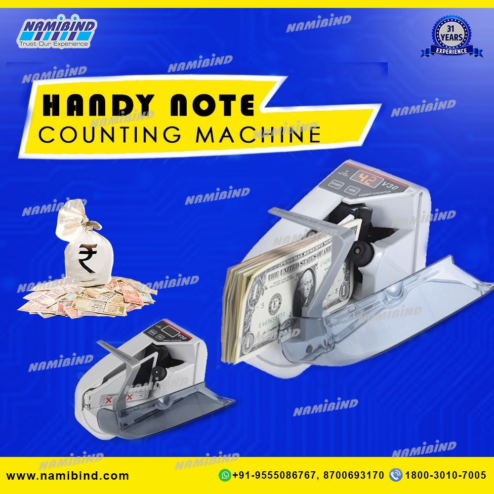 Portable Note Counting Machine | V 30 Handy Cash Counting Machine - Image 4