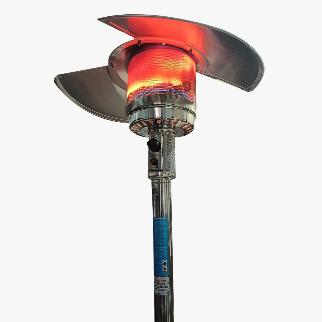 Kavinson Limi-2 Outdoor Gas Heater with Anti-Tilt Safety, and Quartz Tube Flame Housing For Outdoor & Garden - Image 2