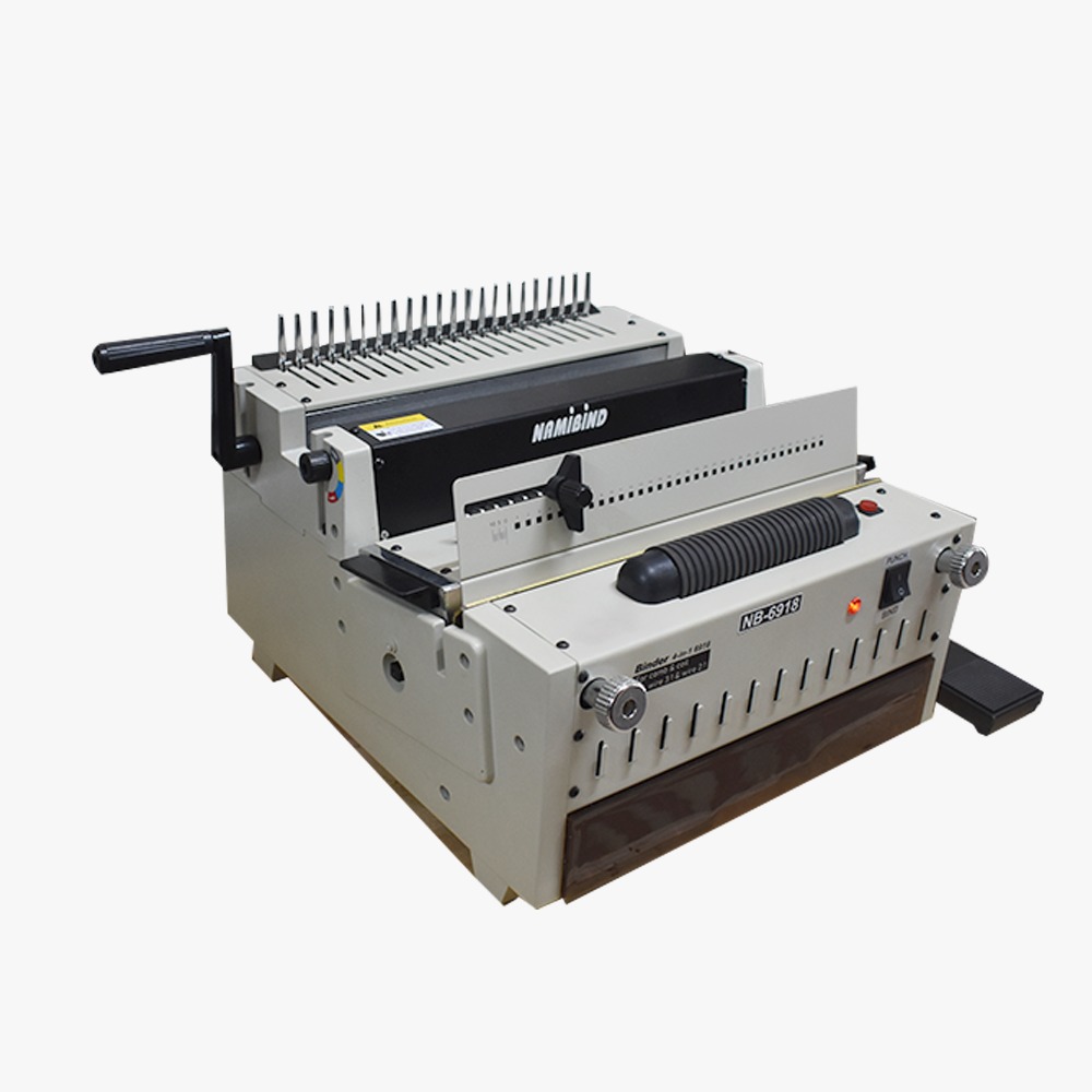 Namibind NB-6918 Multi-Function Binding Machine, 30-Sheet Punch Capacity, 500-Page Comb/Coil, 250-Page Wire 2:1, 120-Page Wire 3:1 - Image 4