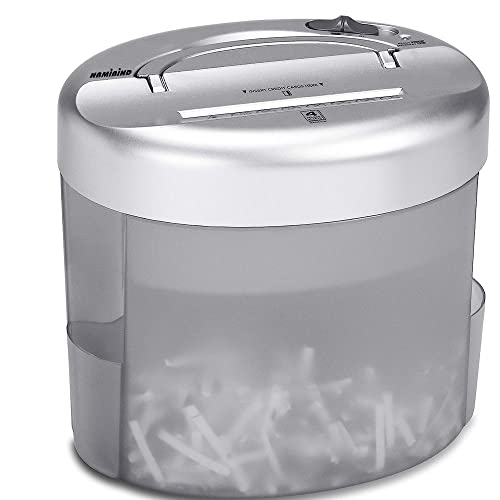 Namibind ES-4 Executive Cross-Cut Paper Shredder | 4 Folded Sheet Per Pass | 1.3L Bin | 4.5-Inch Throat Width | 40-Sheet Basket | Compact Design | Silver-Gray - Image 4
