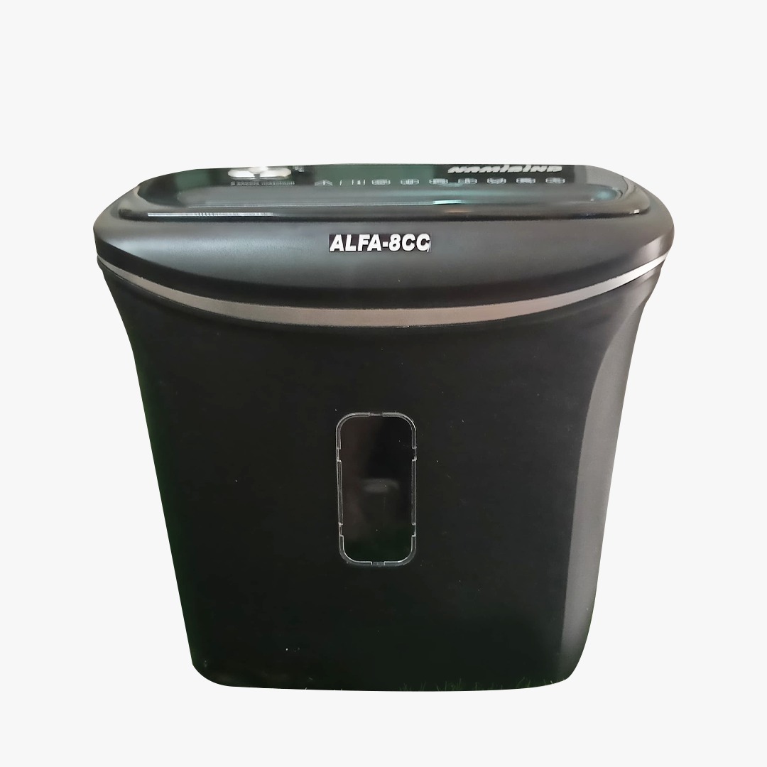 Namibind 8 Sheet Personal Use Cross Cut Paper Shredder with Auto & Reverse Feature 220 mm Feeding Size - Image 8