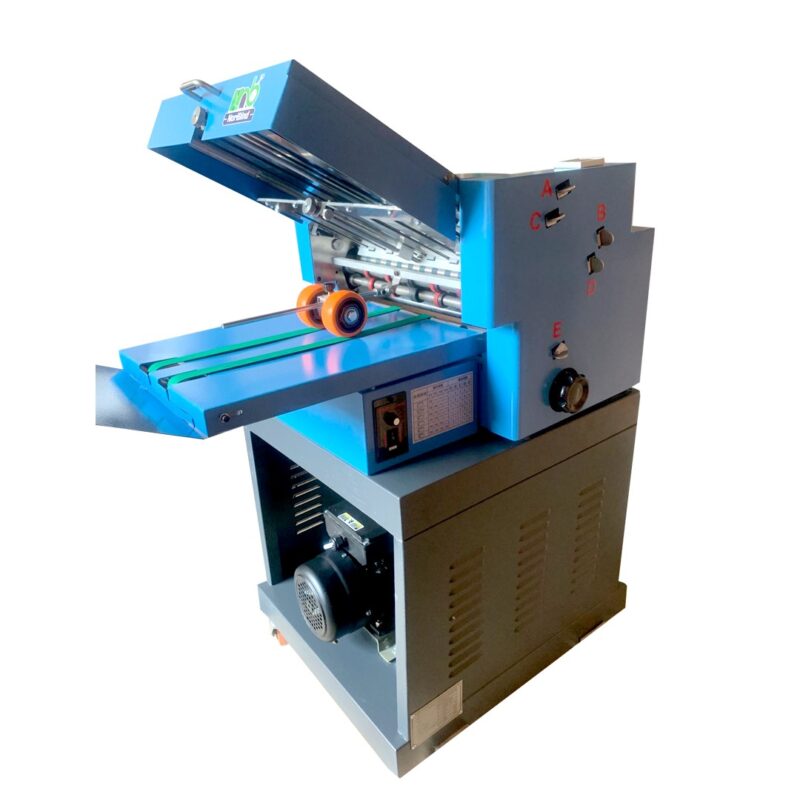 Namibind PFM 380B Vacuum Feeder Suction Paper Folding Machine | 2 Parallel Fold | 29,000 A4/hr Speed With Suction Feeder System Ideal For Pharmaceutical, Packaging & Marketing Companies