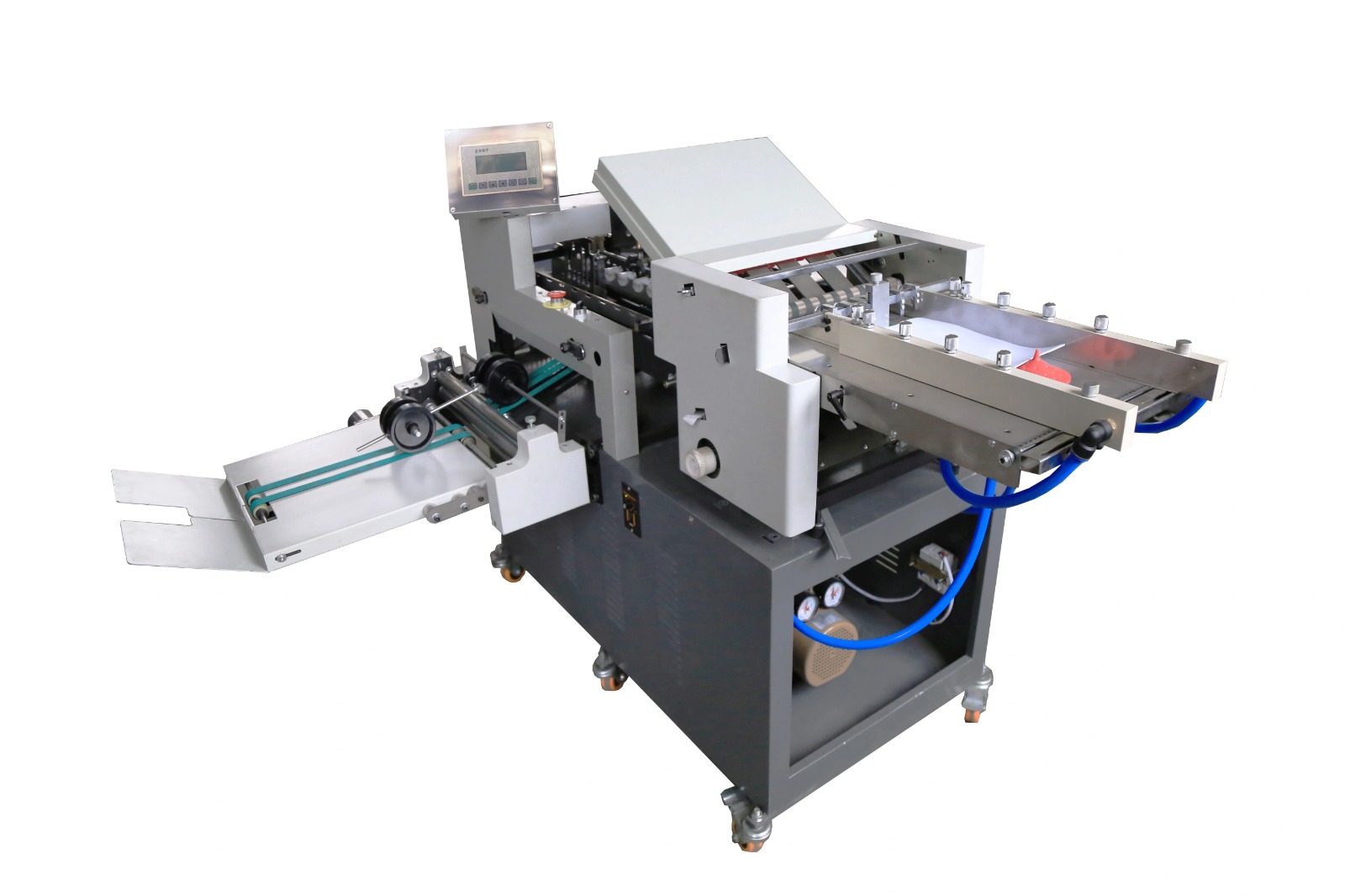 Namibind PFM-380 Vacuum Feeder Suction Paper Folding Machine | 4 Parallel + 1 Cross Fold | 23,000 A4/hr Speed With Suction Feeder System Ideal For Pharmaceutical, Packaging & Marketing Companies - Image 4