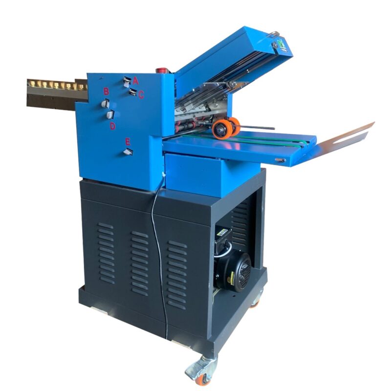 Namibind PFM 380A Vacuum Feeder Suction Paper Folding Machine | 4 Parallal Folding | 23,000 A4/hr Speed With Suction Feeder System Ideal For Pharmaceutical, Packaging & Marketing Companies