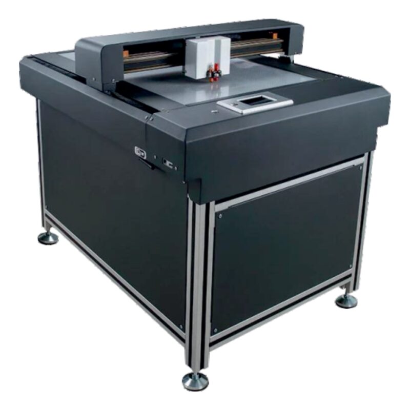 Namibind F4560 Flatbed Digital Die Cutter | Double Head | 600×450mm Max Size | 2000g Max Force | Vacuum Adsorbing | Touch Screen Control | 0.01mm Precision | 800/700 mm/s Speed | U Disk/WiFi/USB Connectivity