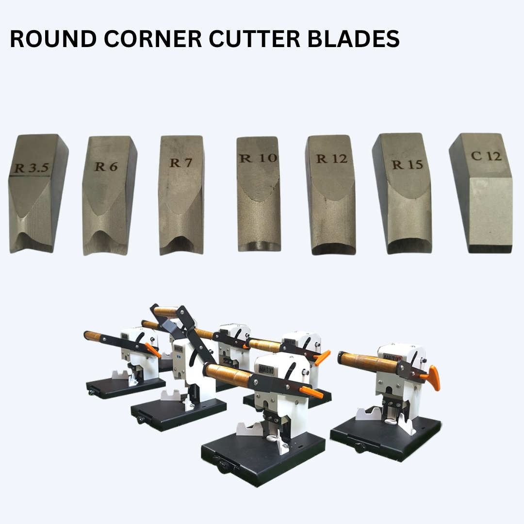 Namibind Round Corner Cutter Blades | Sizes R3.5, R6, R7, R10, R12, R15, C12 Sizes Available | Heavy-Duty Steel Blades for Paper, PVC Cards & Lamination