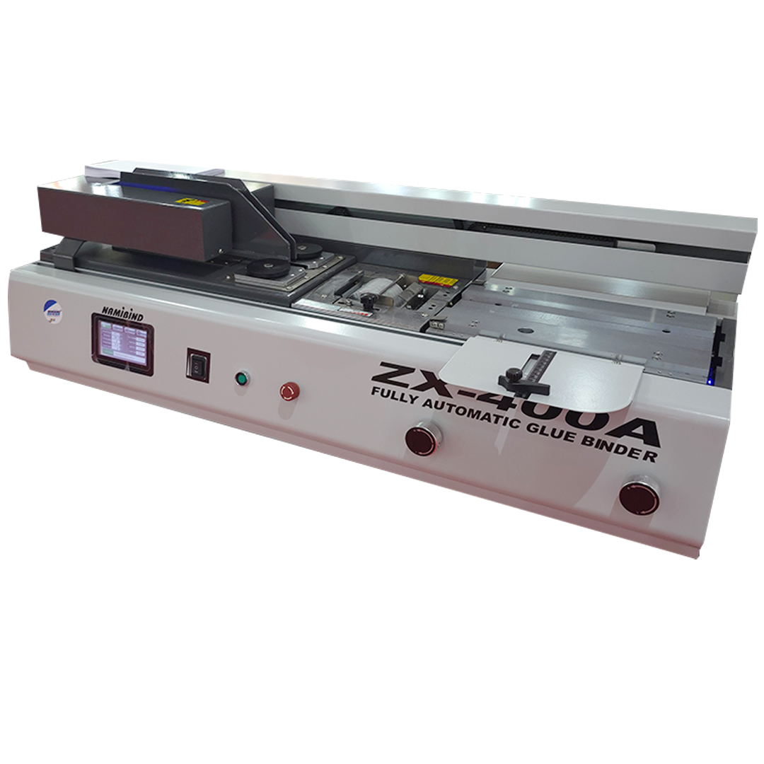 Namibind ZX-400A Fully Automatic Desktop Book Binding Machine, 320mm (A4) Binding Length, 400-Sheet Capacity, 200 Books/Hour, Hot Melt Gluing - Image 3